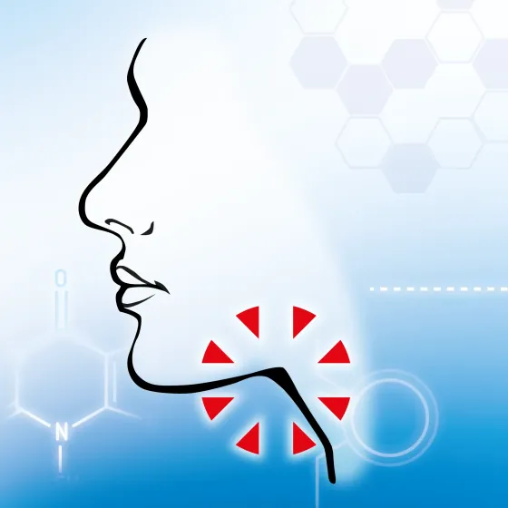 Medications for throat diseases