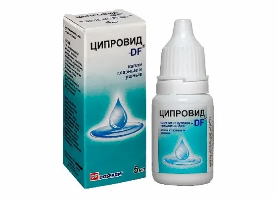 ЦИПРОВИД-DF Капли глазные и ушные, 5 мл