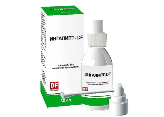 ИНГАЛИПТ-DF Аэрозоль для местного применения