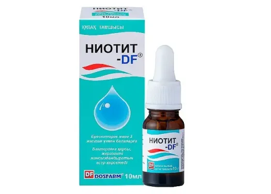 НИОТИТ-DF, Құлақ тамшысы, 10 мл