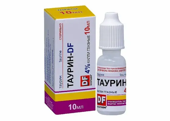 ТАУРИН-DF Капли глазные 4 % 5 мл, 10 мл