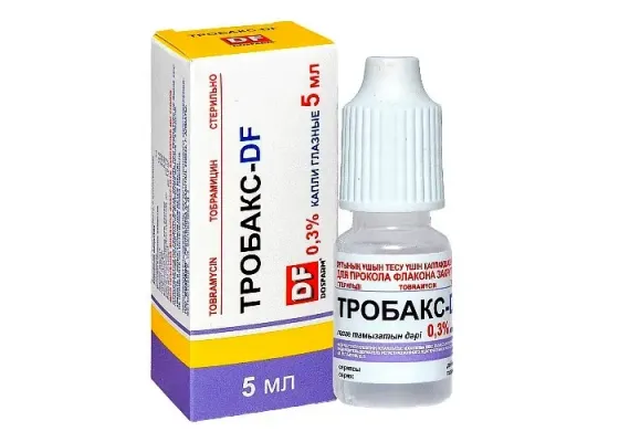 ТРОБАКС-DF 0,3 %, капли глазные, 5 мл