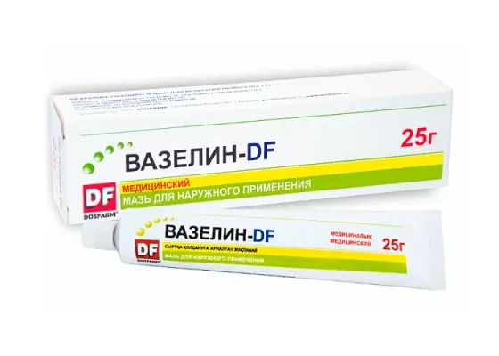 ВАЗЕЛИН-DF медицинский Мазь для наружного применения по 25 г