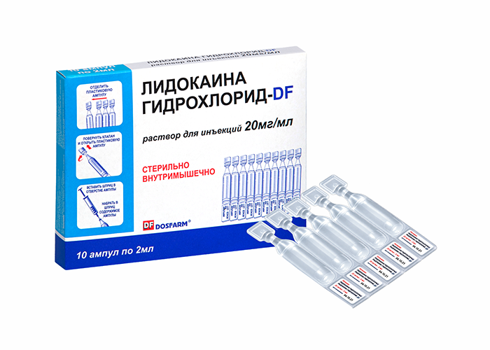 ЛИДОКАИН ГИДРОХЛОРИДІ-DF